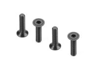 HEX SCREW 110° SFH M3x12 - CNC MACHINED - HUDY SPRING STEEL