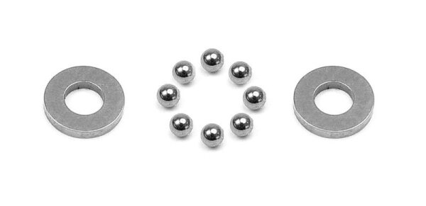 Carbid-Kugellager, axial (2,5mm x 5,4mm x 0,8mm)