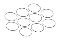 O-Ring aus Silicon 25,5 x 0,7 (10)