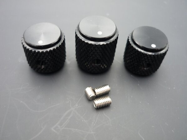 Horus X10/X10S Kappen Drehgeber und 6-Pos.-Schalter, schwarz