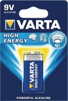 Varta Batterie Alkaline LR22 9 V High Energy 1er Block