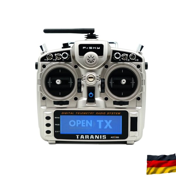TARANIS X9D plus 2019 EU/LBT FrSky Senderset Silver 2,4Ghz