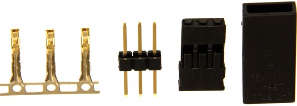 JR Servo-Kupplung Male-Pin 5 Stück
