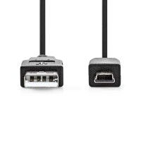 USB-Kabel 2.0 A Stecker 2.0m