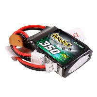 Gens ace 350mAh 2S 7.4V 35C Lipo Battery Pack with JST-PHR Plug-Bashing Series