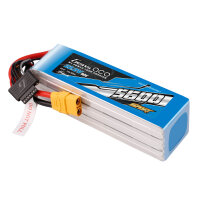 Gens Ace Sport G-Tech 5600mAh 22.2V 80C 6S1P Lipo Battery Pack with XT90 Plug （700 Helicopter）