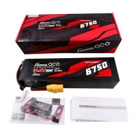 Gens ace G-Tech 6750mAh 14.8V 60C 4S1P Lipo Battery with XT90 plug