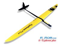 RCRCM E-Typhoon-Plus F3B Spw.2980mm GFK+ Gelb/Schwarz/Weiß mit Schutztaschen