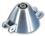 34mm/3,17mm Simprop Aluspinner Turbo für 8mm Blätter