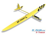 RCRCM E-Tomcat Spw.2.5m CFK+ (CARBON) Gelb/Schwarz mit...