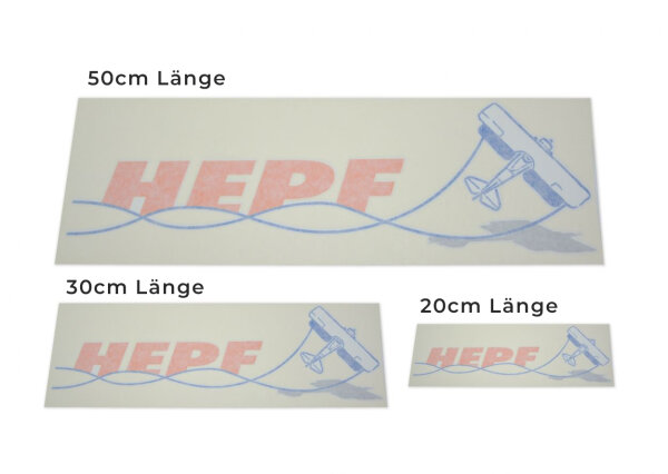 HEPF Sticker/Aufkleber Set 3-teilig