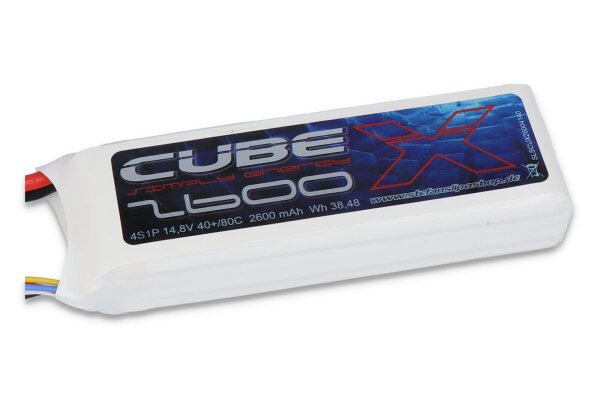 SLS X-CUBE 2600mAh 4S1P 14,8V 40C/80C