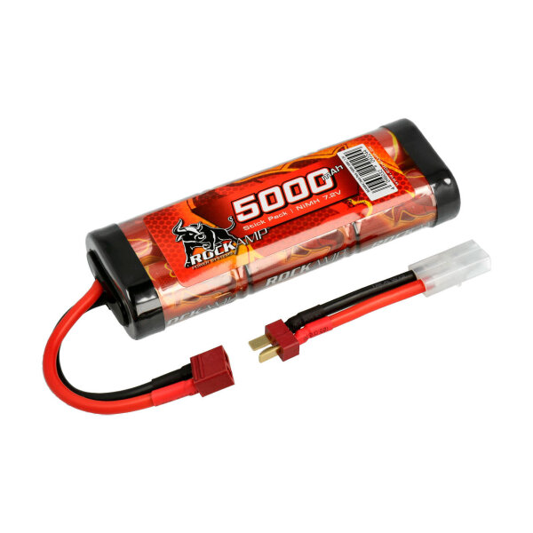 NiMH Akku 5000mAh 7,2V Stick Pack T-Stecker & Tamiya