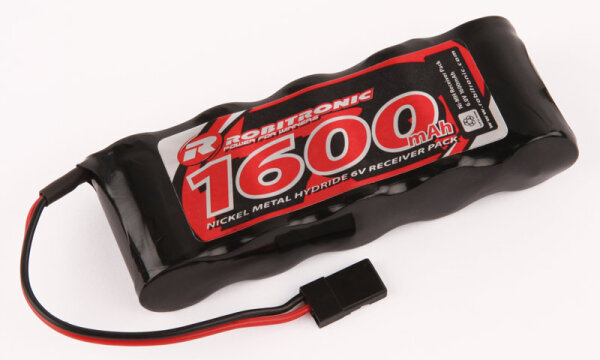 NiMH Akku 1600mAh 5 Zellen 2/3A Empfängerpack