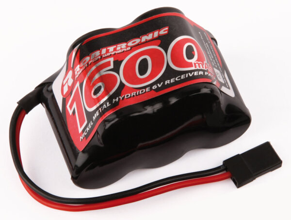 NiMH Akku 1600mAh 3+2 Zellen 2/3A Empfängerpack