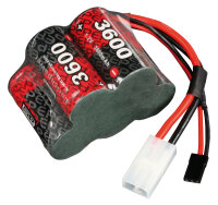 NiMH Akku 3600mAh 3+2 Sub-C Empfängerpack 1:5