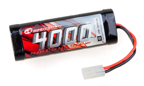 NiMH Akku 4000mAh 7,2V Stick Pack Tamiya Stecker