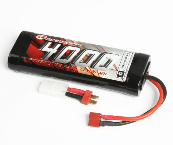 NiMH Akku 4000mAh 7,2V Stick Pack T-Stecker & Tamiya