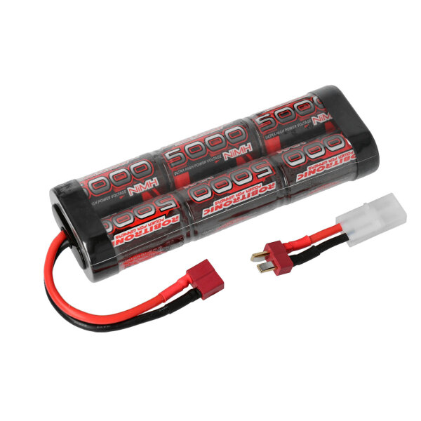 NiMH Akku 5000mAh 7,2V Stick Pack T-Stecker & Tamiya