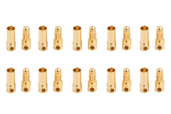 Goldkontakte Ø 3,5 mm - 10 Paar