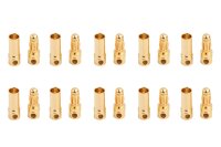 Goldkontakte Ø 3,5 mm - 10 Paar