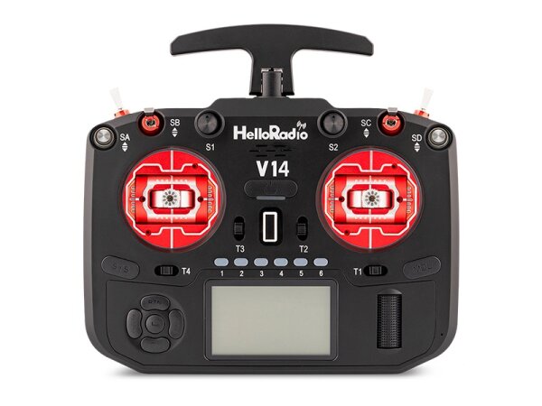 HelloRadio V14 MAX R9 OLED 2,4GHz - 4in1 LBT Fernsteuerung