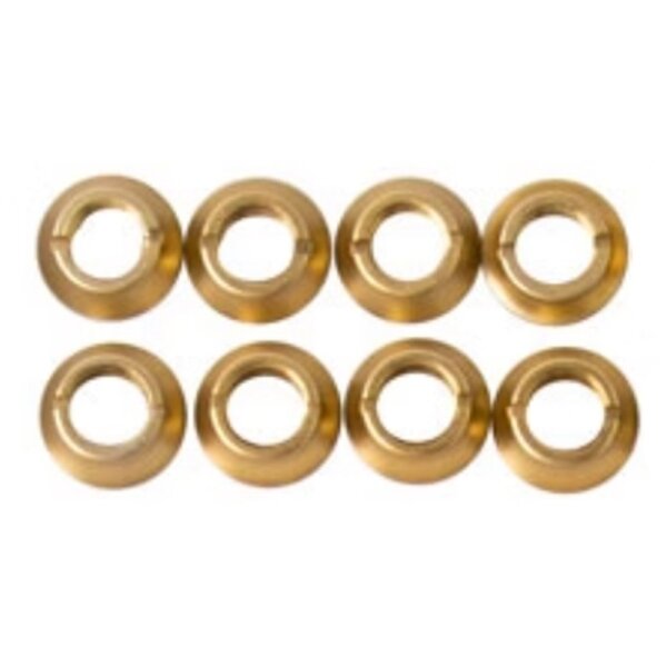 HelloRadio Muttern für V16 Schalter - gold, 8 Stück