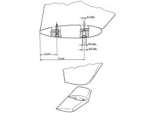 Flügelkiel für Segelboote (ca. 850g) Zusatz