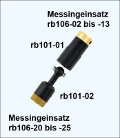 Kupplungs-Messingeinsatz 2,3 mm
