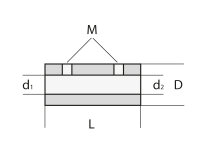 Wellenkupplung 4/4mm L=25 mm