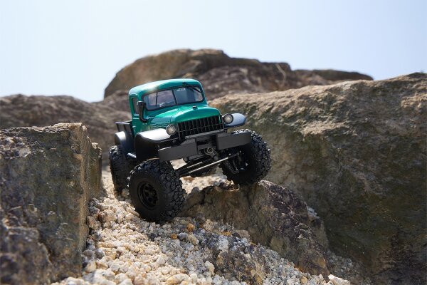 FMS FCX24 Power Wagon Mud-Racer 1:24 grün RTR HEPF Modellb