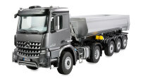 Mercedes-Benz Arocs Sattelzug mit Kippauflieger 4x4 1:14 RTR anthrazit