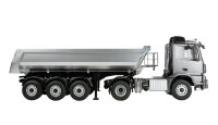 Mercedes-Benz Arocs Sattelzug mit Kippauflieger 4x4 1:14 RTR anthrazit