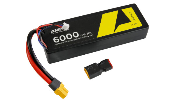 LiPo Akku 2S 7,4V 6000mAh 50C XT60