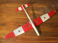 RCRCM E-Sunbird Spw.1,52m GFK Weiss/Rot&Schwarz inkl....