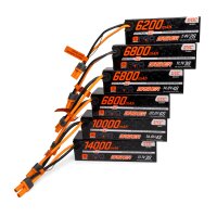 7.4V 6200mAh 2S 120C Smart G2 Pro Basher LiPo Battery: IC5