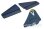 Freewing 64mm F9F Panther Blaues Leitwerk Set