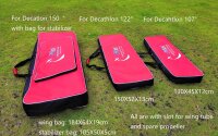 Pilot RC Decathlon 122 Flächenschutztaschen Rot