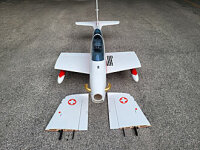 Pilatus PC-21 2,1 m – Rot/Weiß + Einziehfahrwerk – V2