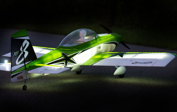 Flex Innovations RV-8 60E G2 SUPER PNP green night dualsky-motor