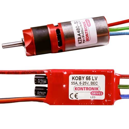 Kontronik Drive 480 BEC KIRA 480-31 5.2:1 KOBY 55 LV
