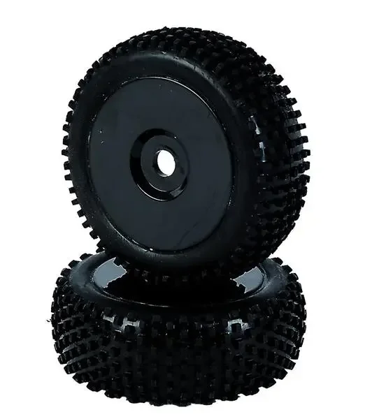 CARSON 500405288 1:8 Reifen-/Felgenset Dish, schwarz 2St.