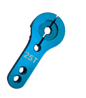 Alu Servoarm blau 23 mm passend für Futaba / KST / Chaservo 3F 25T Servos