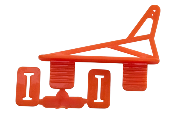 Indoor Anlenkung Kunststoff  22mm Orange