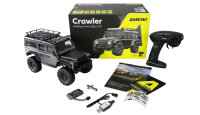 AMXRock Mini-D90 Scale Crawler 4WD 1:16 RTR grau