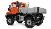 B-WARE - Mercedes-Benz Unimog Geräteträger 4WD 1:10 ARTR orange - B-WARE