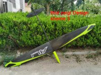 RCRCM Ali F3K/DLG CFK 1490mm ARF Orange
