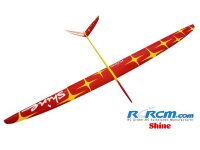 RCRCM Shine F3B/F3F 3m CFK+ (Carbon) Rot/Gelb mit Schutztaschen