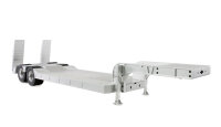 Tieflader-Sattelauflieger mit Doppelachse aus Aluminium 1:14 KIT
