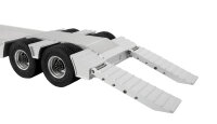 Tieflader-Sattelauflieger mit Doppelachse aus Aluminium 1:14 KIT